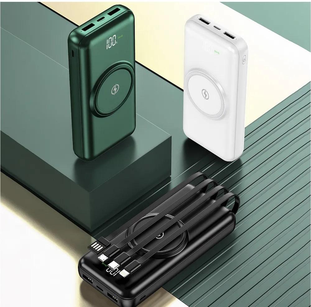 Беспроводная зарядка-аккумулятор Wireless Fast Charging 20000 мАч оптом Беспроводная зарядка-аккумулятор Wireless Fast Charging 20000 мАч оптом