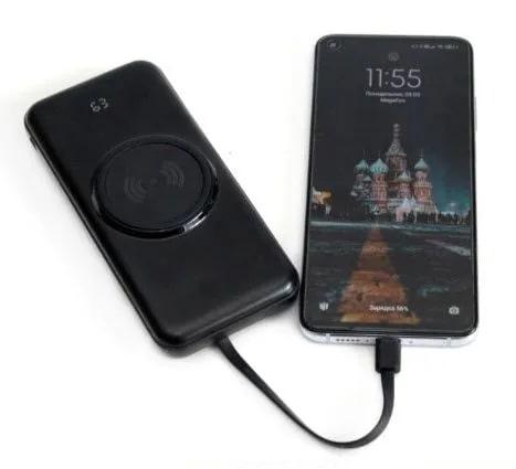 Беспроводная зарядка-аккумулятор Wireless Fast Charging 20000 мАч оптом