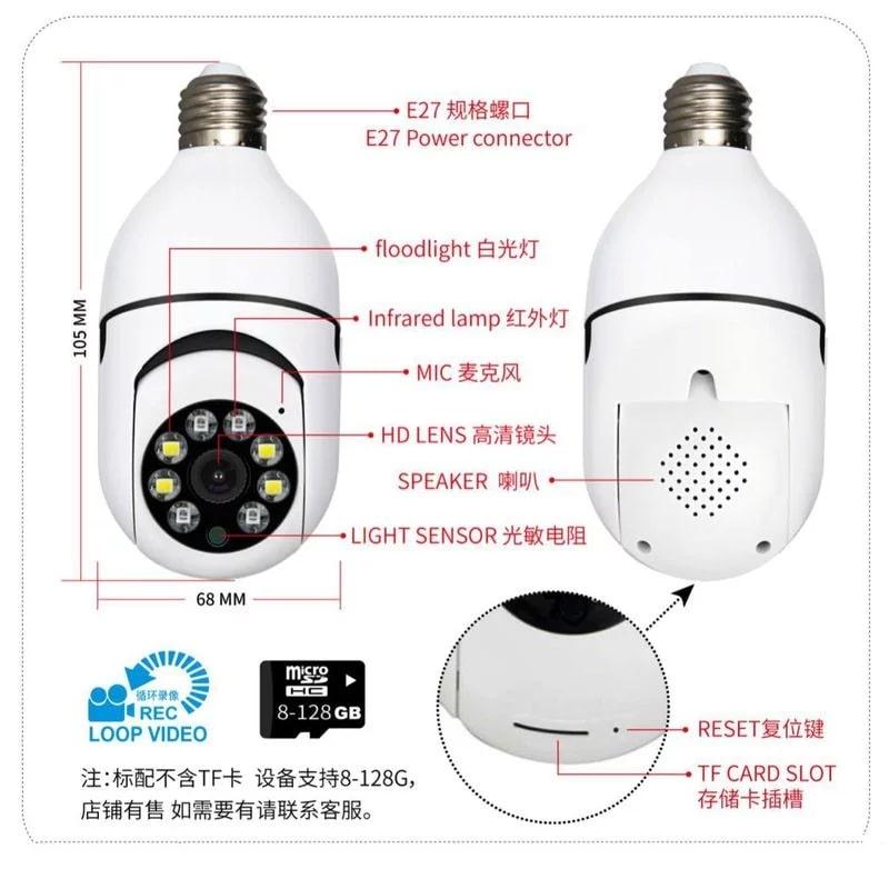 WiFi Panorama Camera лампочка камера оптом WiFi Panorama Camera лампочка камера оптом